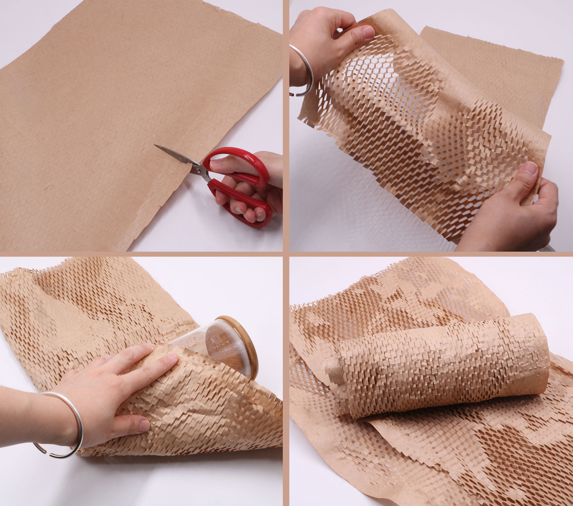 Fragile Packaging Buffer Paper Cushioning Kraft Paper Buy