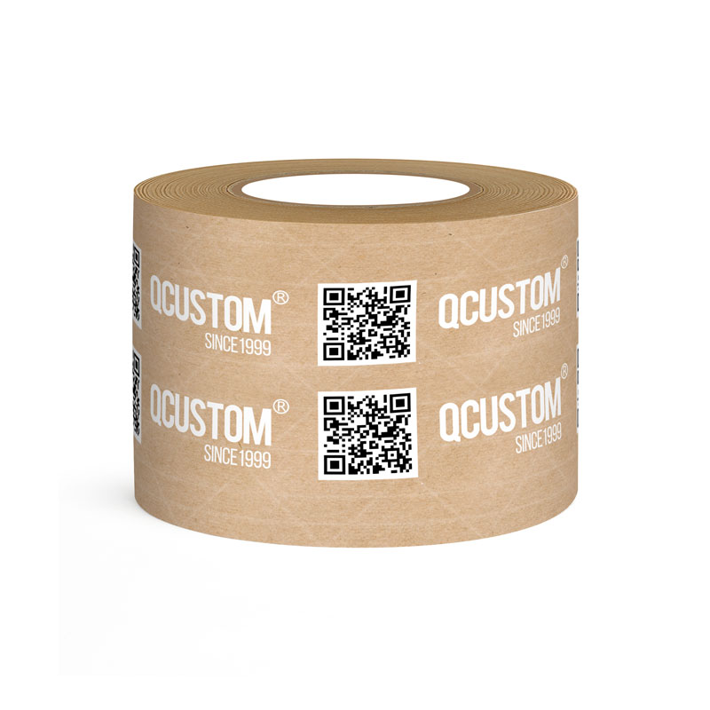 Custom Printed Eco Packing Tape Self Adhesive Kraft Paper Tape Carton Sealing Tape
