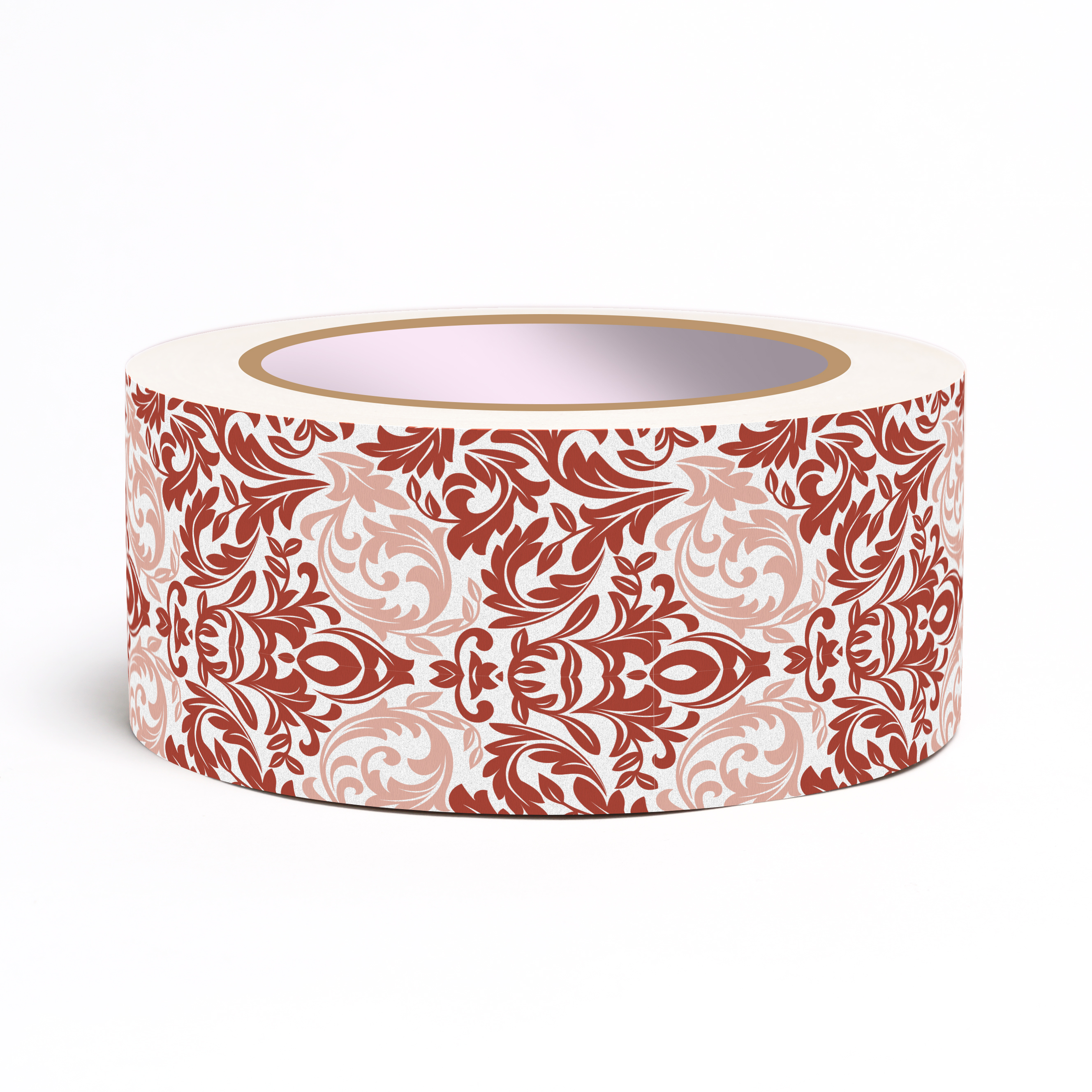 50mm x 45m White Two Color Printing Wet Water Packaging Tape Non-reinforced Whole Wood Pulp 