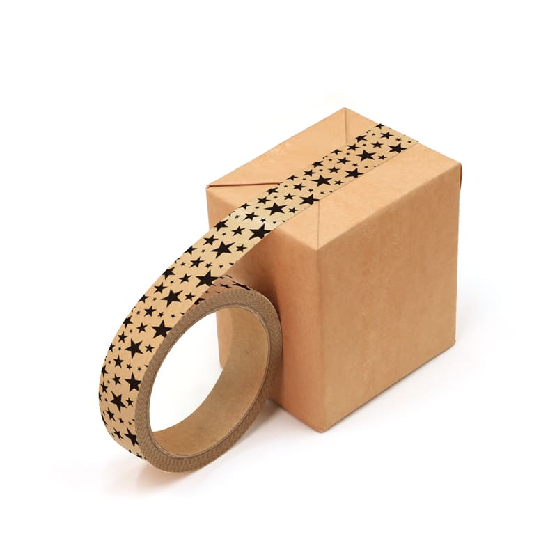 Stars Custom Printed Kraft Tape