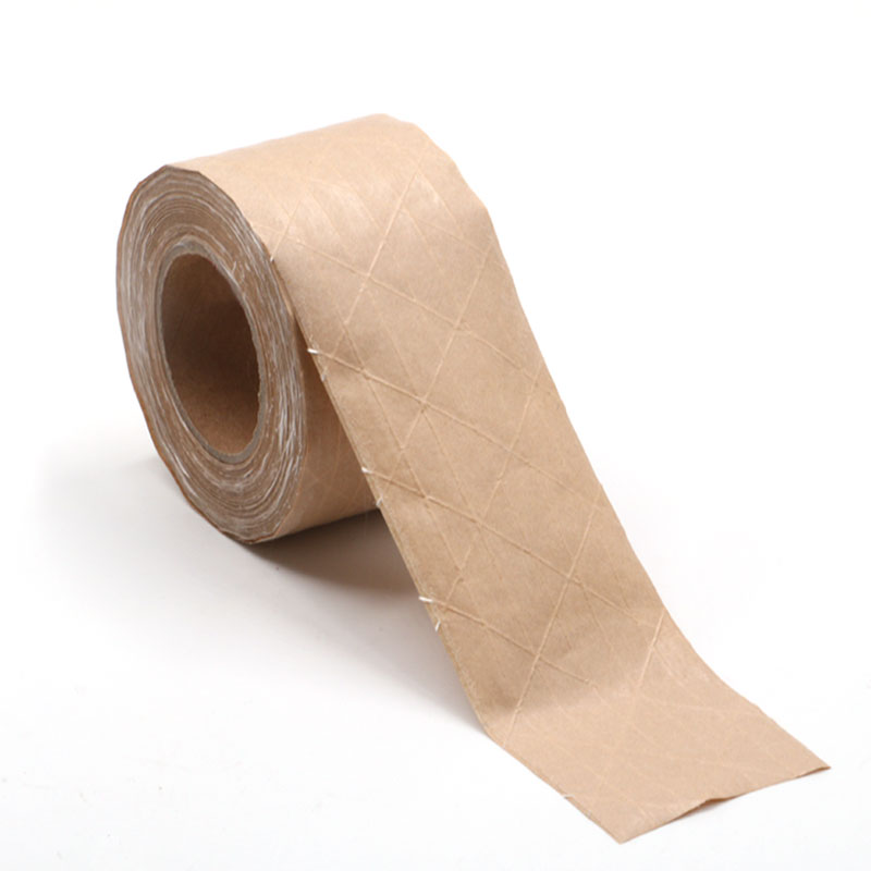 Water-activated Reinforced Kraft Paper Gummed Tape For Carton Sealing