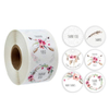 Printed Gift Thank You Sticker Label Roll
