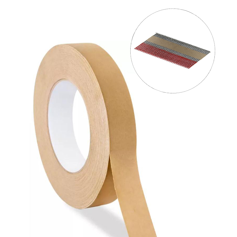 Hot Melt Adhesive Kraft Paper Tape For Collated Nails
