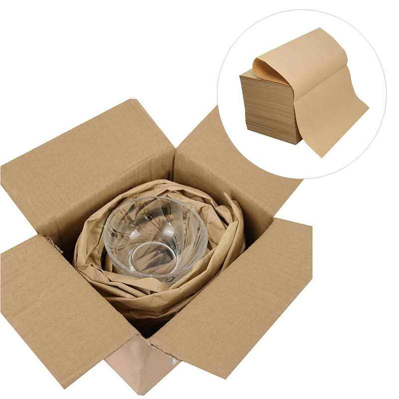 Fan Fold Brown Kraft Void Fill Packing Cushioning Paper