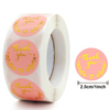 Gold Foil Gift Thank You Sticker Label Roll