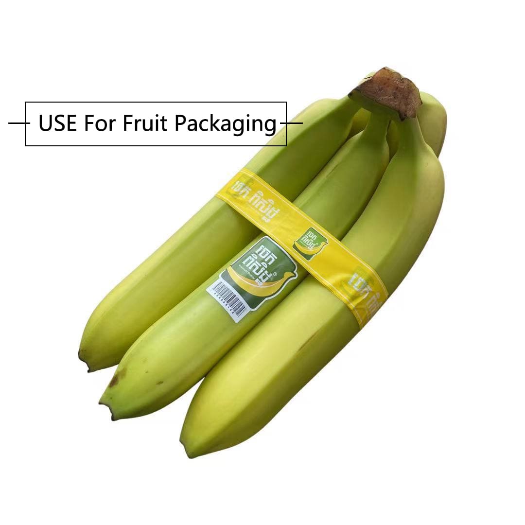 Vegetable Sealing Tape Banana Bundling With Brand And Scran Code