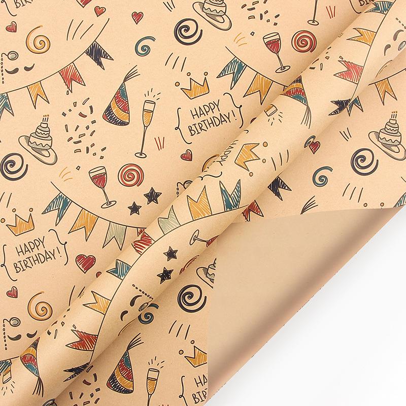Kraft Wrapping Paper For Gift