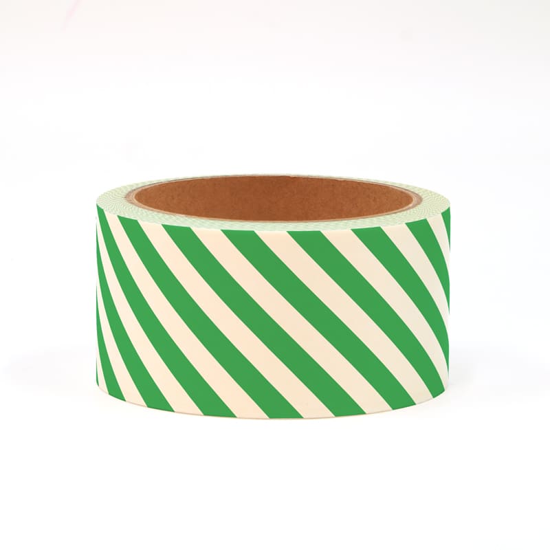 Green Twill Custom Printed Washi Paper Tape