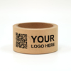 Custom Logo With Qr Code Kraft Tape